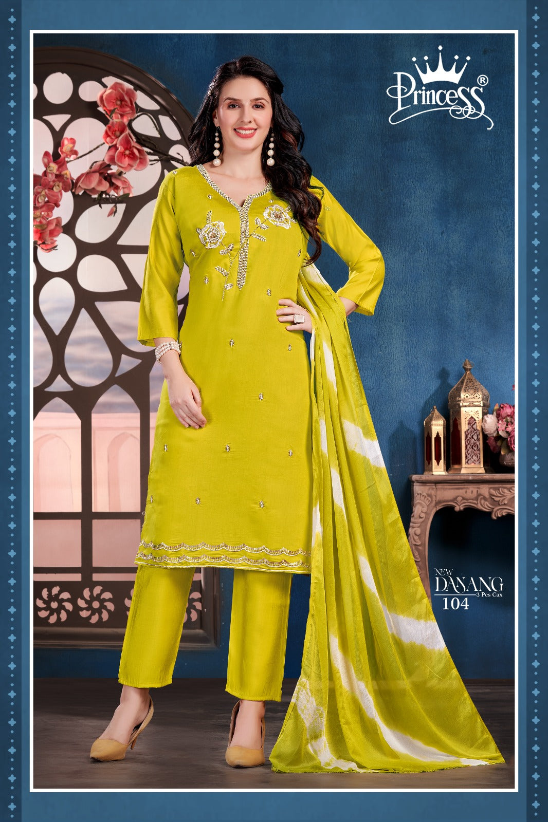 New Danang Princess Creation Roman Readymade Pant Style Suits Manufacturer Ahmedabad