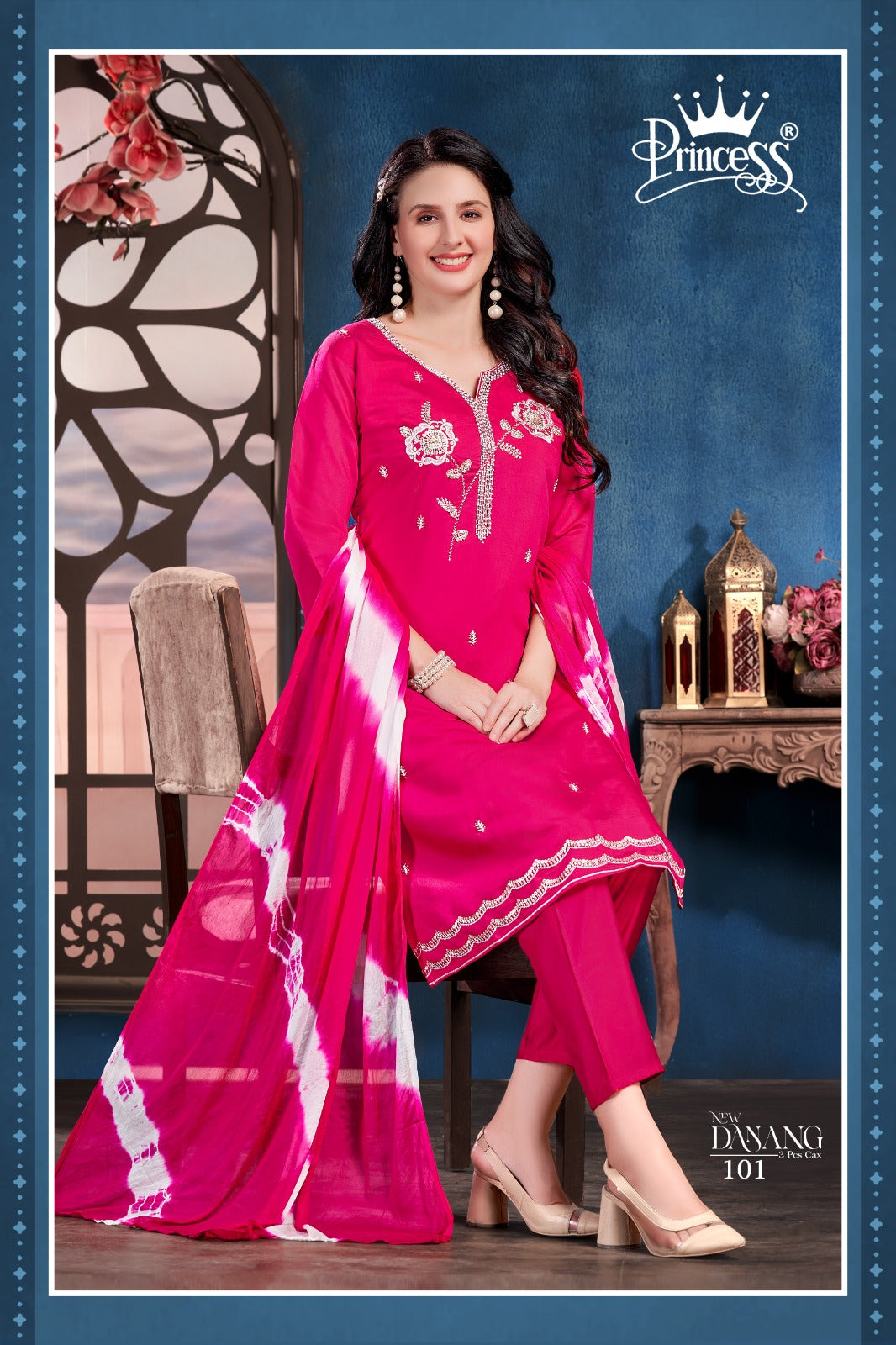 New Danang Princess Creation Roman Readymade Pant Style Suits Manufacturer Ahmedabad