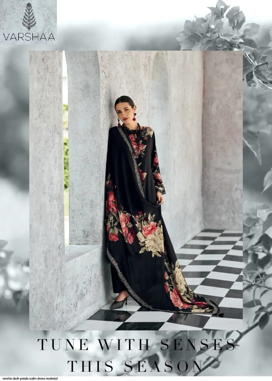 New Dark Petals Varshaa Viscose Pashmina Suits Supplier Gujarat