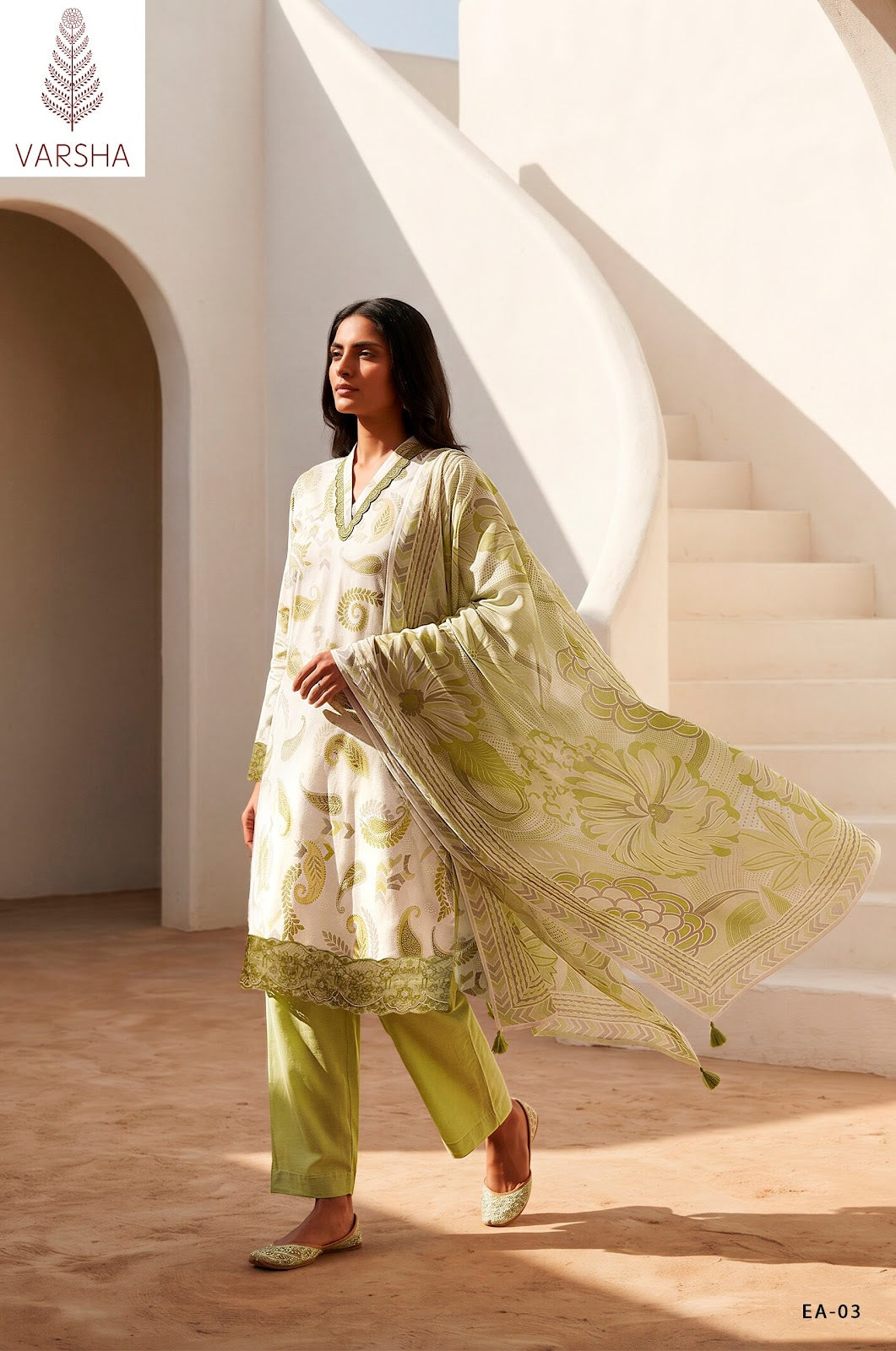 New Estella Varshaa Cotton Pant Style Suits Supplier Gujarat