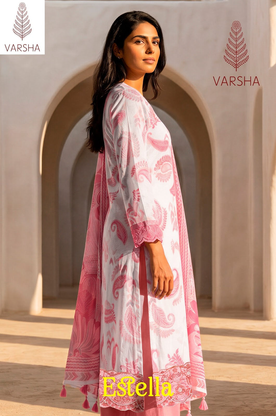 New Estella Varshaa Cotton Pant Style Suits Supplier Gujarat