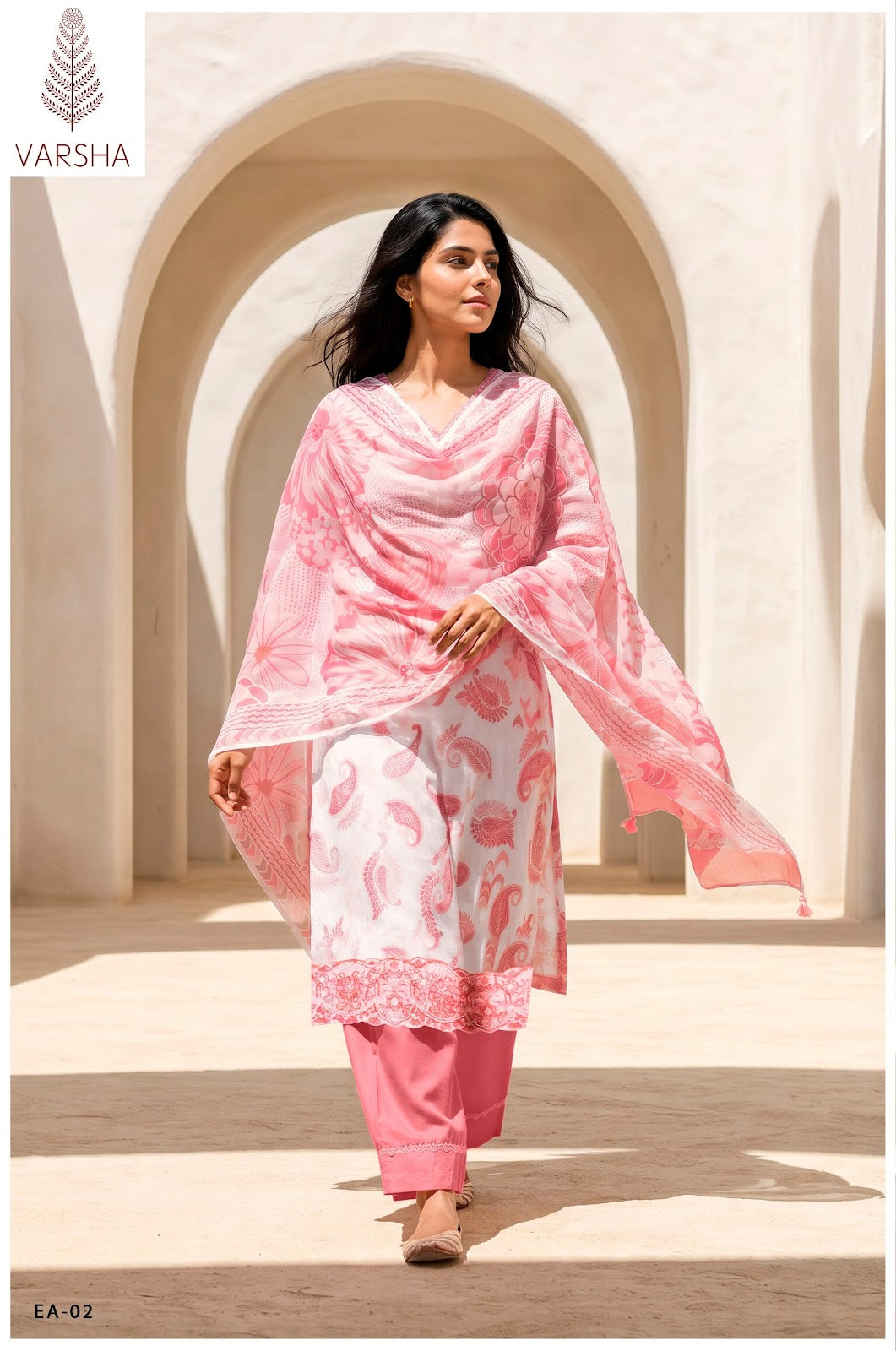 New Estella Varshaa Cotton Pant Style Suits Supplier Gujarat