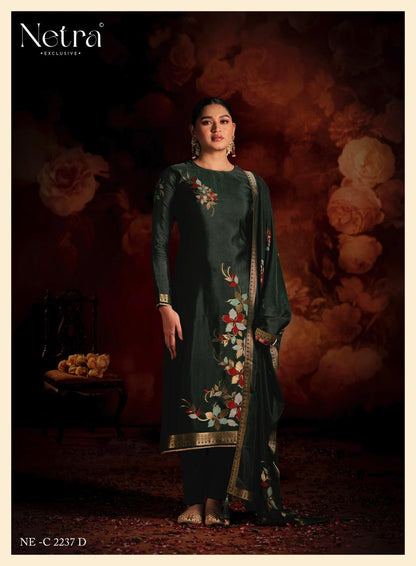 New Evania Netra Woven Silk Pant Style Suits Wholesaler India
