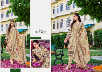 New Farmaish Vol 2 Riaz Art Lawn Cotton Karachi Salwar Suits Exporter Gujarat