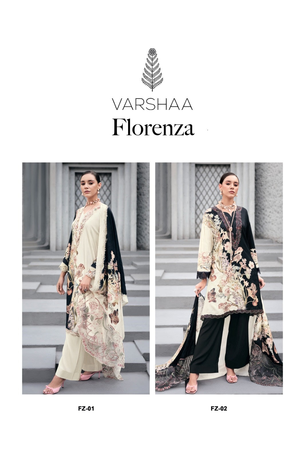 New Florenza Varshaa Viscose Muslin Pant Style Suits Supplier India