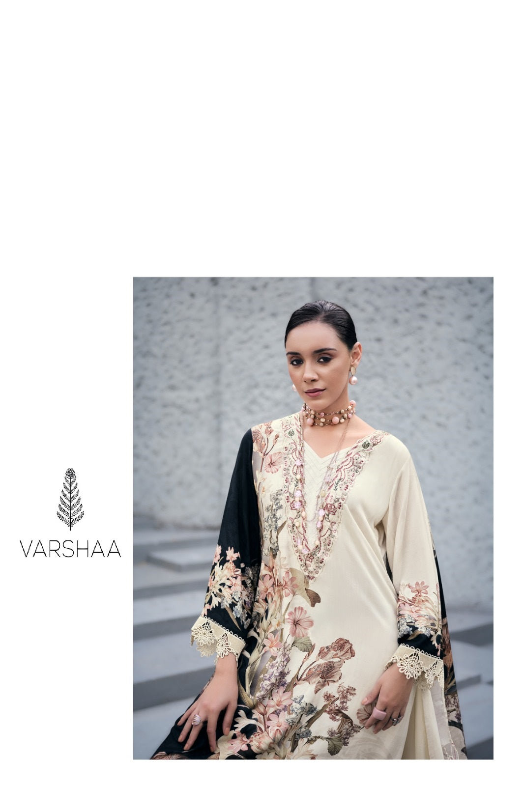 New Florenza Varshaa Viscose Muslin Pant Style Suits Supplier India