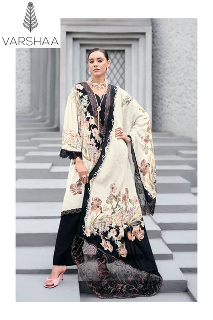 New Florenza Varshaa Viscose Muslin Pant Style Suits Supplier India
