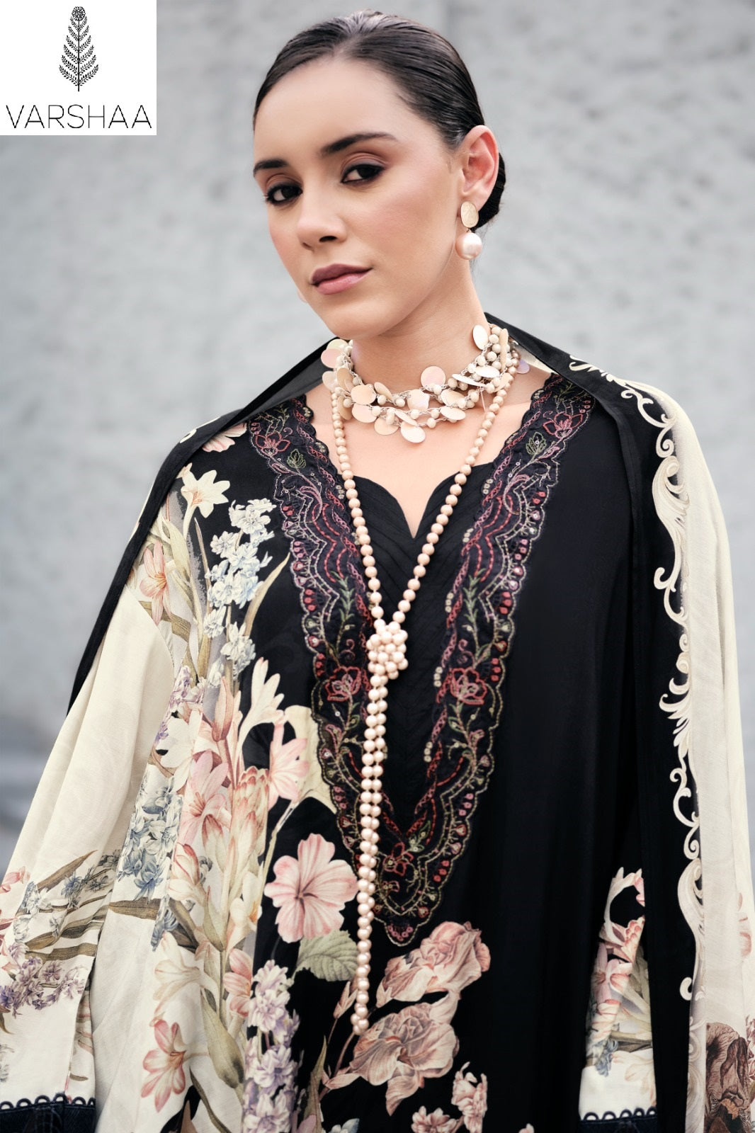 New Florenza Varshaa Viscose Muslin Pant Style Suits Supplier India