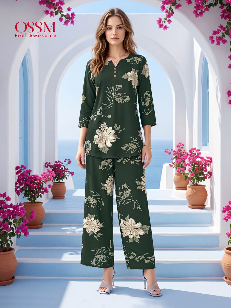 New Glamour Vol 2 Ossm Rayon 22Kg Co Ord Set Supplier