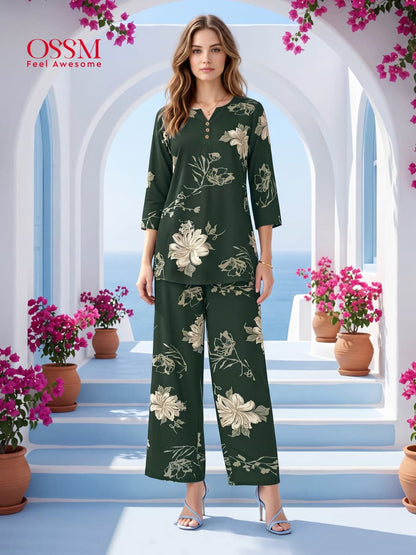New Glamour Vol 2 Ossm Rayon 22Kg Co Ord Set Supplier
