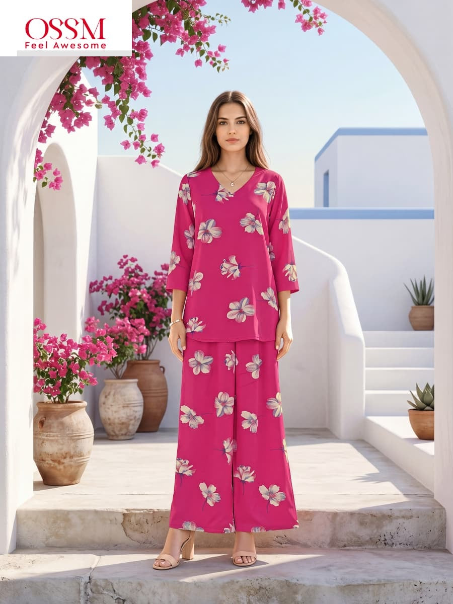 New Glamour Vol 2 Ossm Rayon 22Kg Co Ord Set Supplier