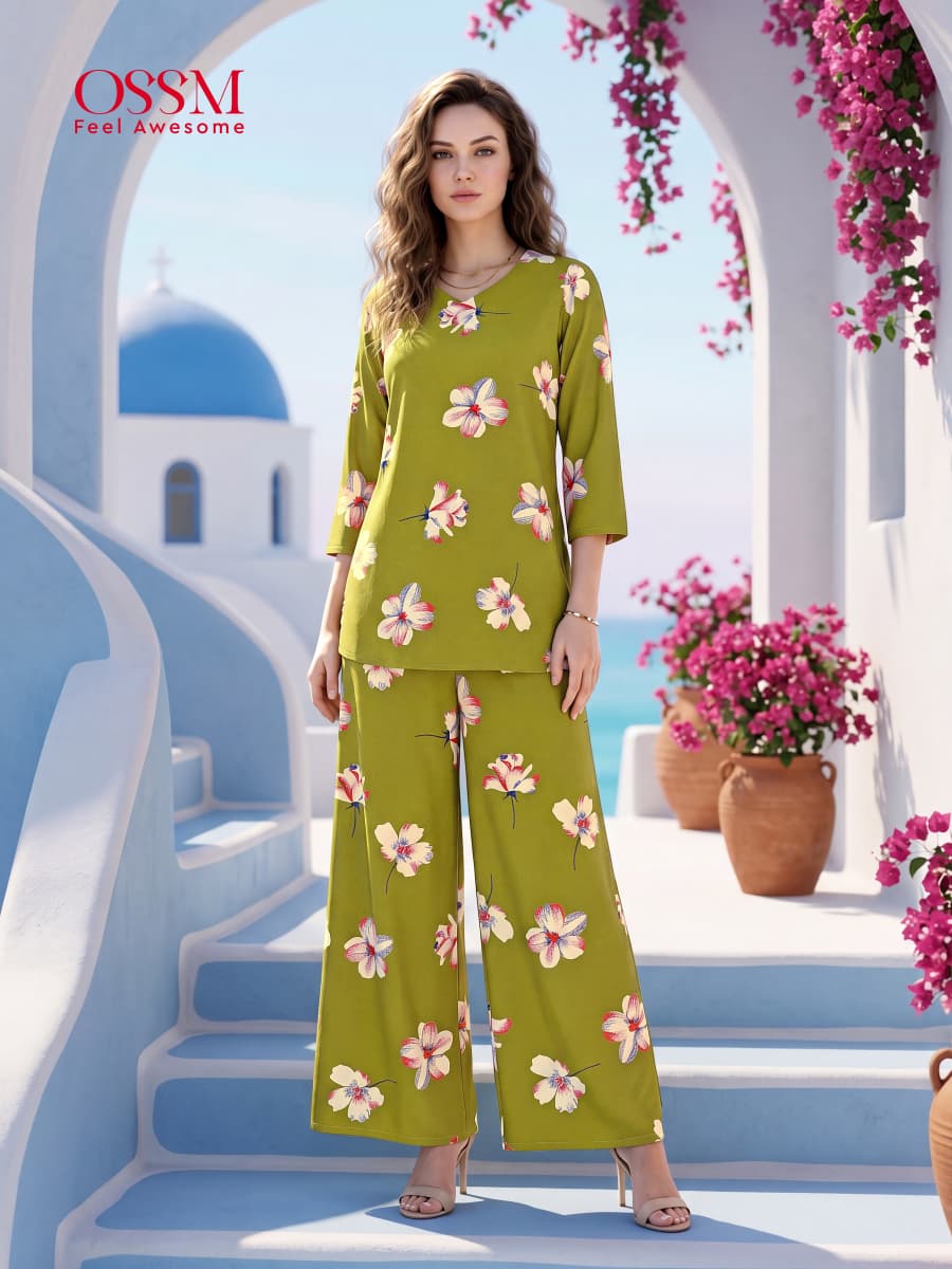 New Glamour Vol 2 Ossm Rayon 22Kg Co Ord Set Supplier