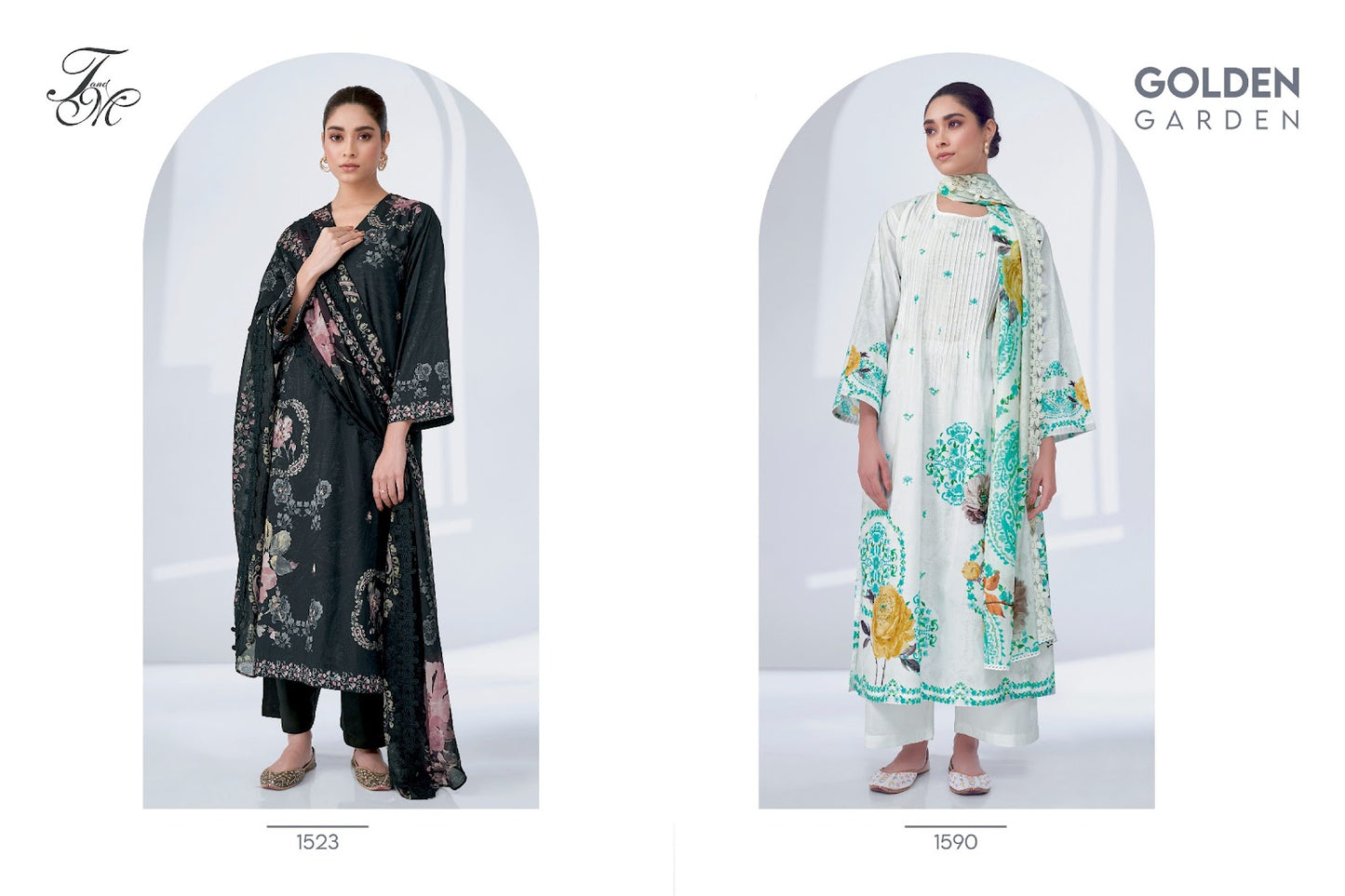 New Golden Garden Tm Cotton Lawn Pant Style Suits Supplier