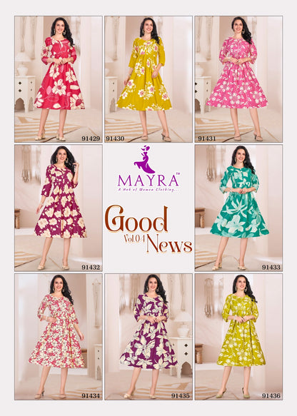 New Good News Vol 4 Mayra Reyon Feeding Kurtis Manufacturer