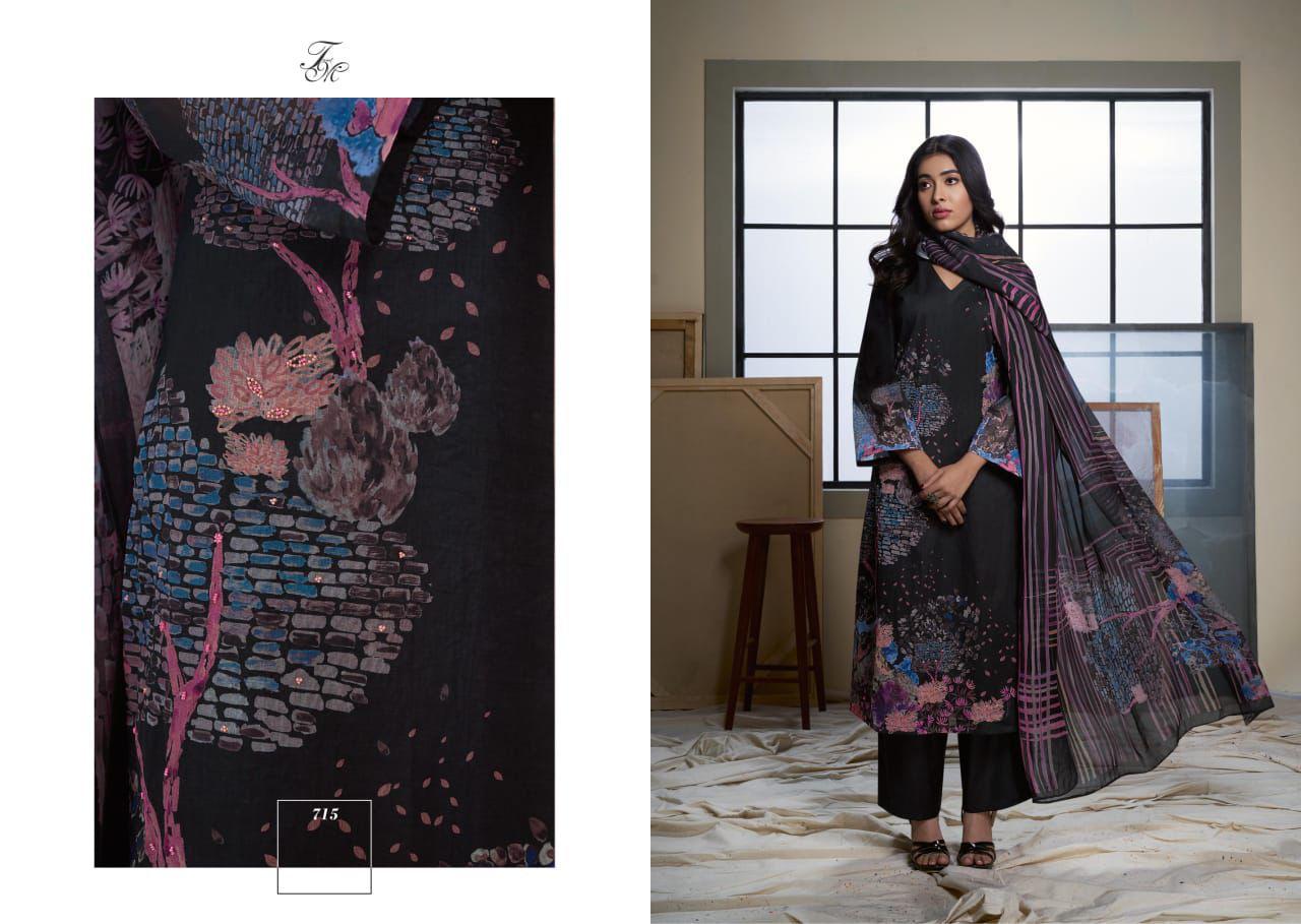 New Gunj Tm Muslin Pant Style Suits Exporter