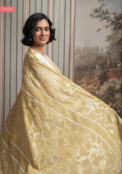 New Haneeya Naariti Mul Chanderi Pant Style Suits Supplier Gujarat