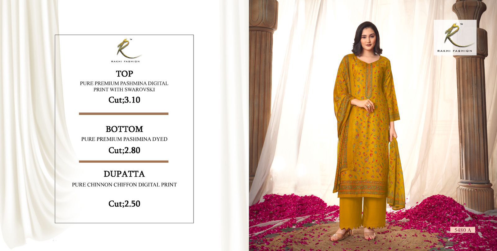 New Heritage Of Kani Rakhi Fashion Pashmina Suits Supplier