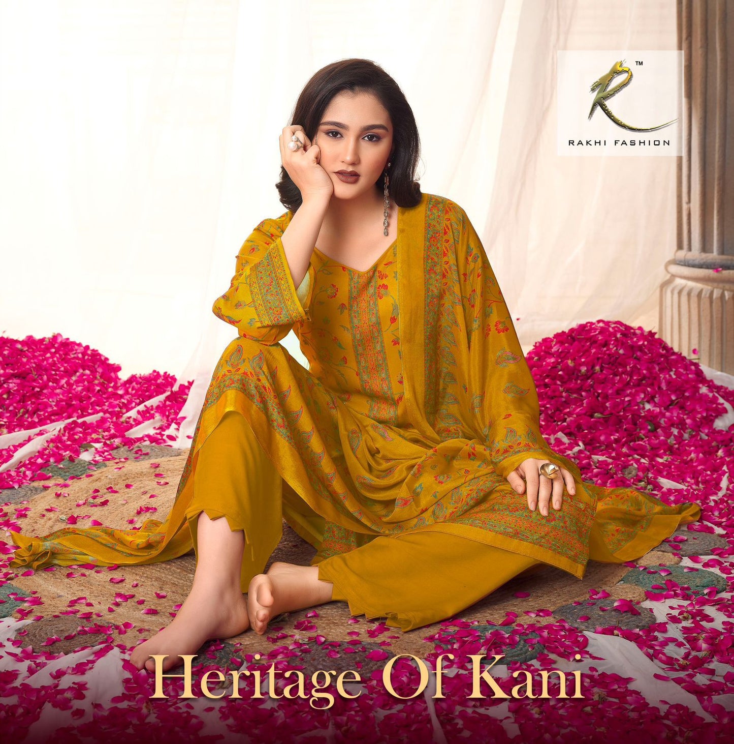 New Heritage Of Kani Rakhi Fashion Pashmina Suits Supplier