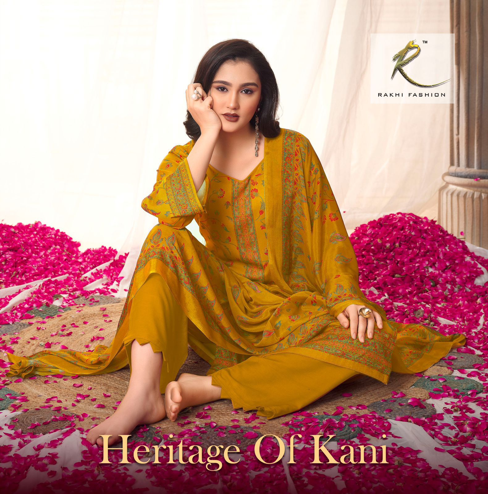 New Heritage Of Kani Rakhi Fashion Pashmina Suits Supplier