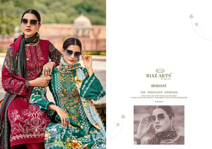 New Ibadaat Riaz Art Lawn Karachi Salwar Suits Manufacturer