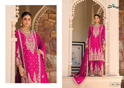 New Iconic Your Choice Chinon Pakistani Readymade Suits Wholesale Price
