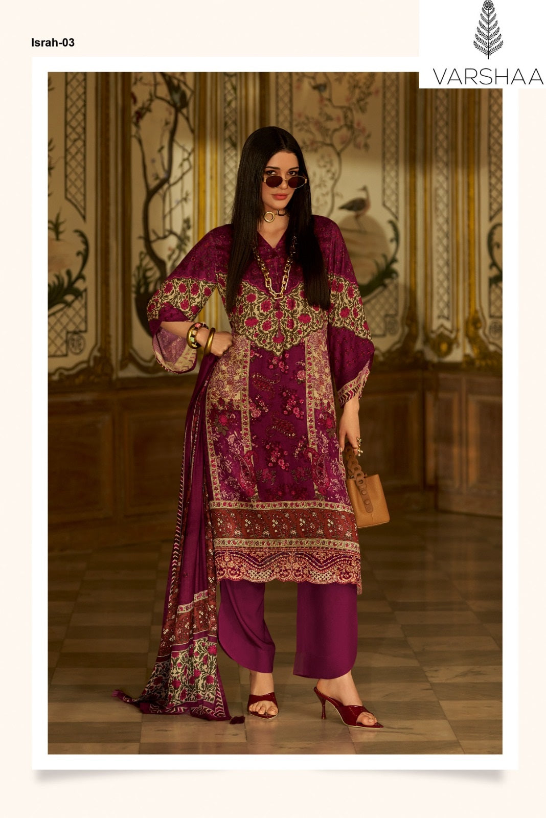 New Israh Varshaa Cotton Pant Style Suits Supplier Gujarat