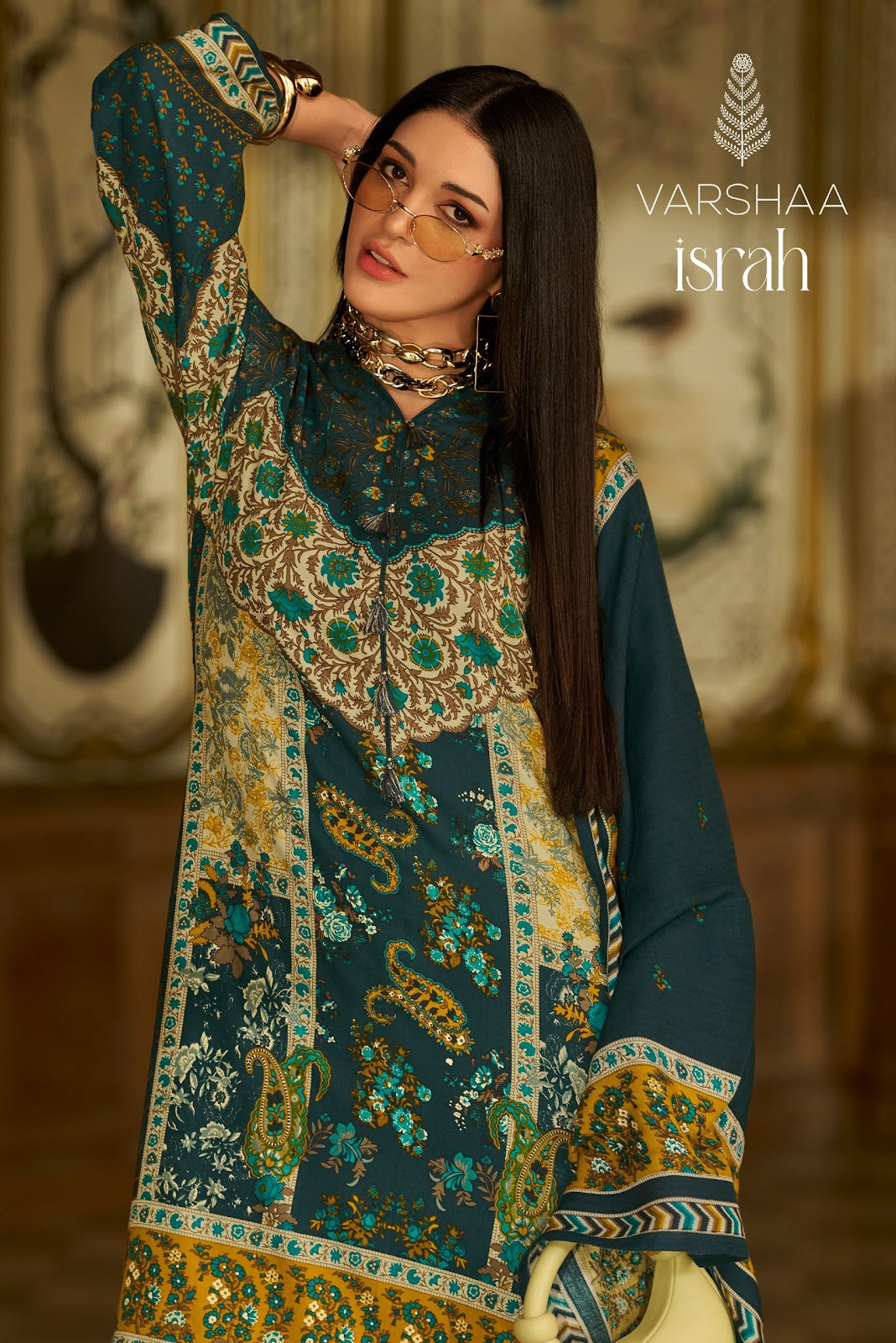 New Israh Varshaa Cotton Pant Style Suits Supplier Gujarat