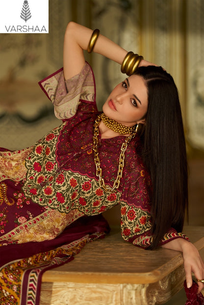 New Israh Varshaa Cotton Pant Style Suits Supplier Gujarat