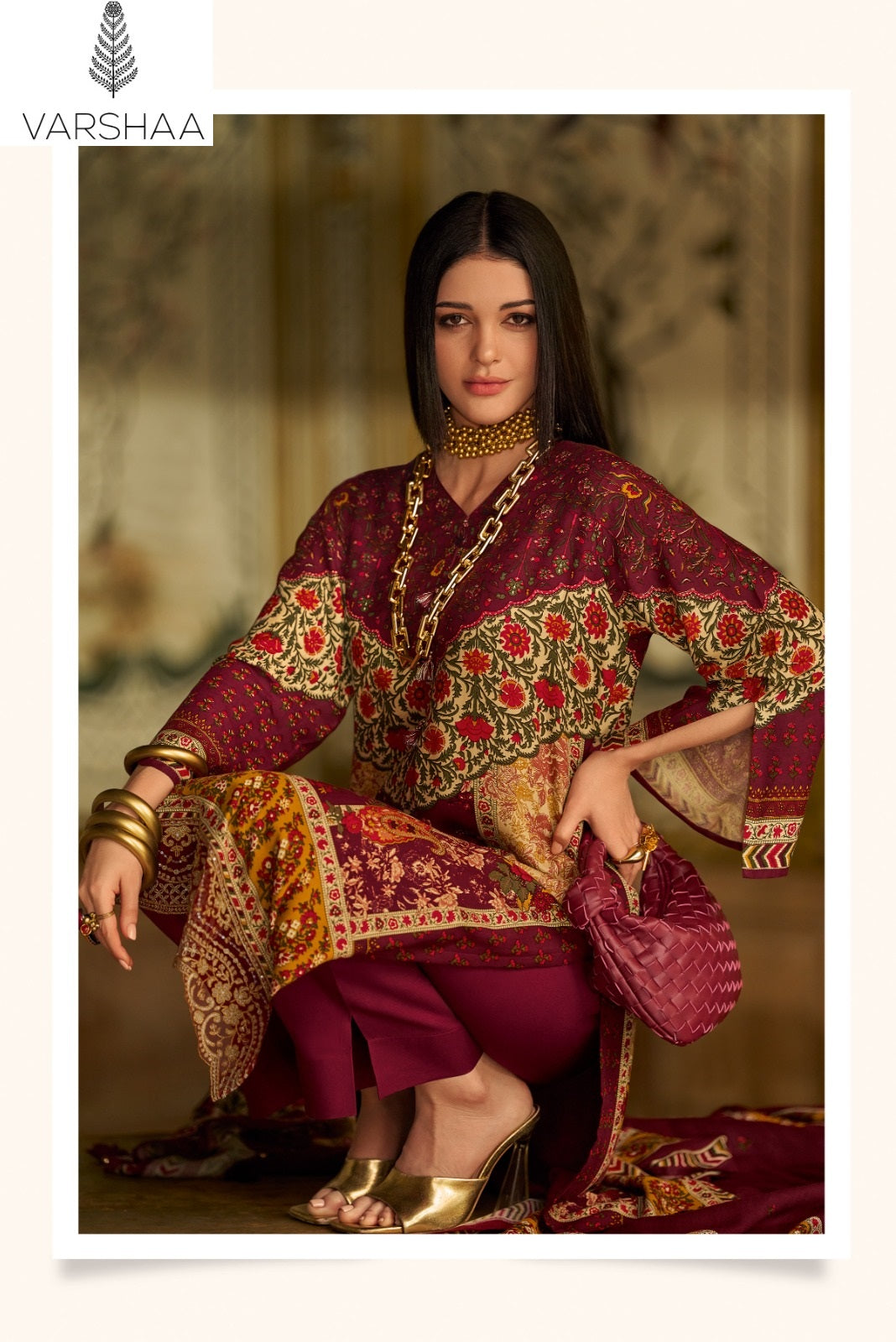 New Israh Varshaa Cotton Pant Style Suits Supplier Gujarat