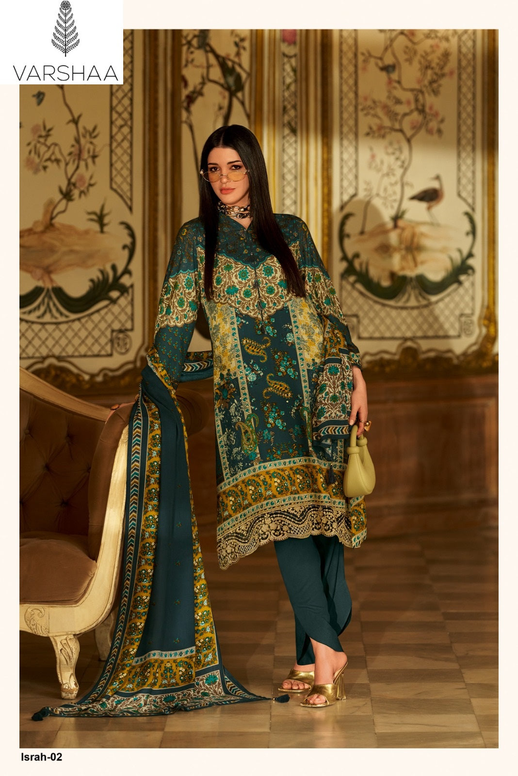 New Israh Varshaa Cotton Pant Style Suits Supplier Gujarat