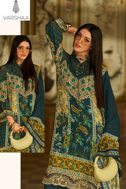 New Israh Varshaa Cotton Pant Style Suits Supplier Gujarat