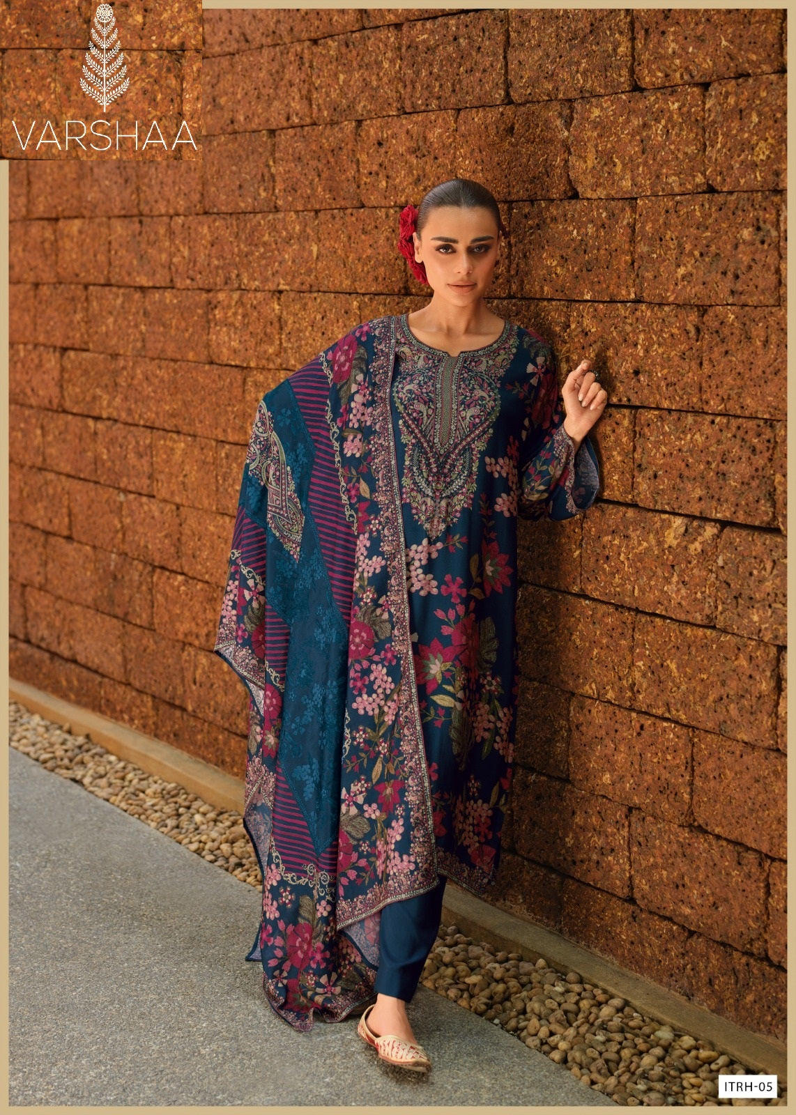 New Itrh Varshaa Modal Satin Pant Style Suits Wholesale Price