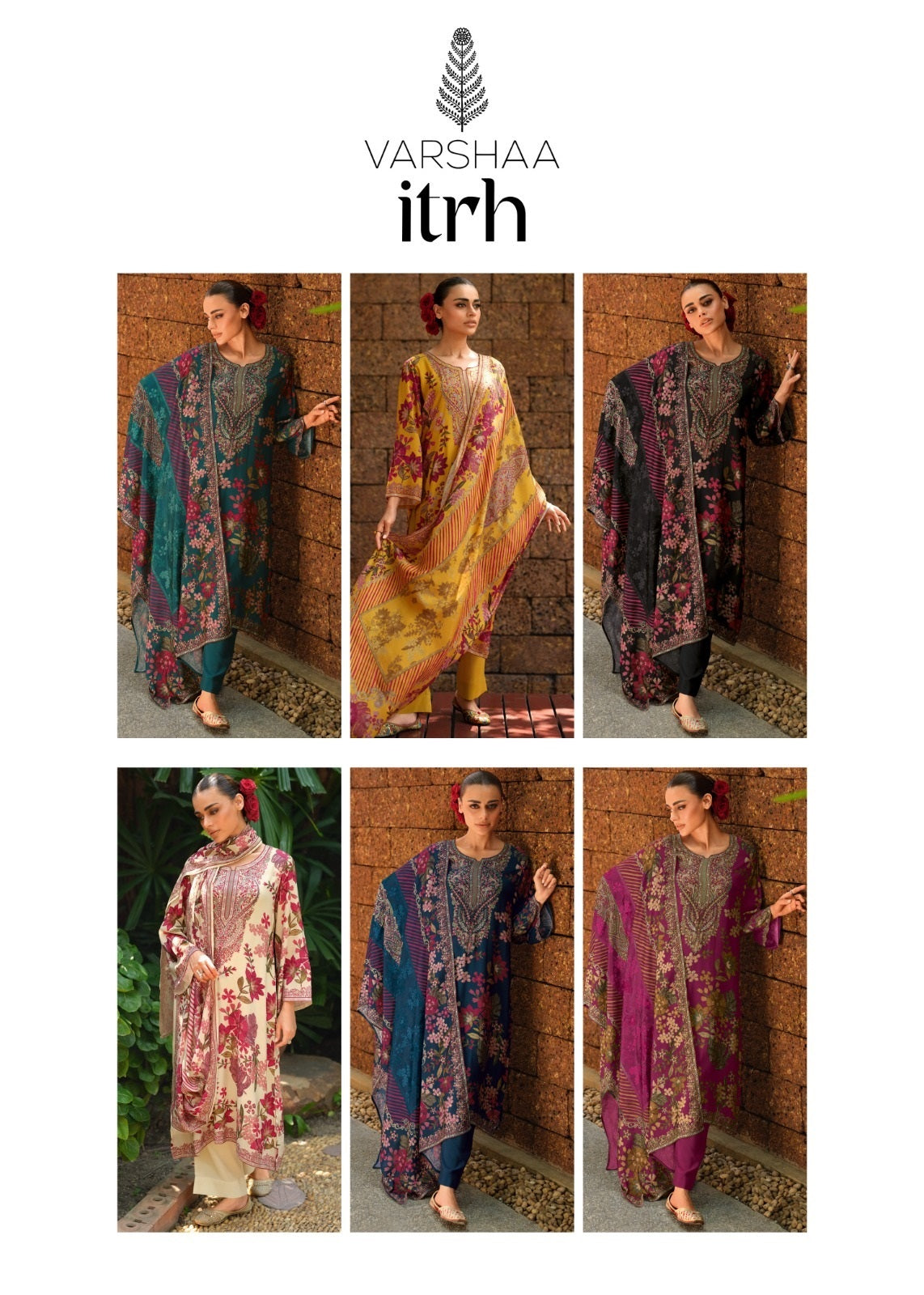 New Itrh Varshaa Modal Satin Pant Style Suits Wholesale Price