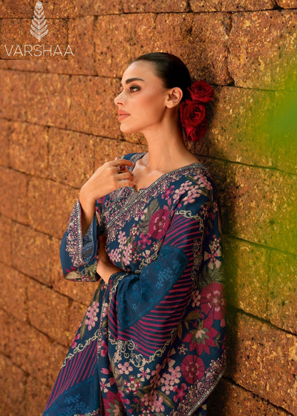 New Itrh Varshaa Modal Satin Pant Style Suits Wholesale Price