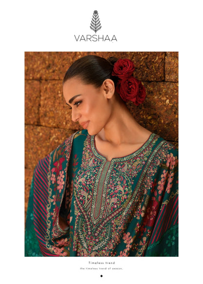 New Itrh Varshaa Modal Satin Pant Style Suits Wholesale Price