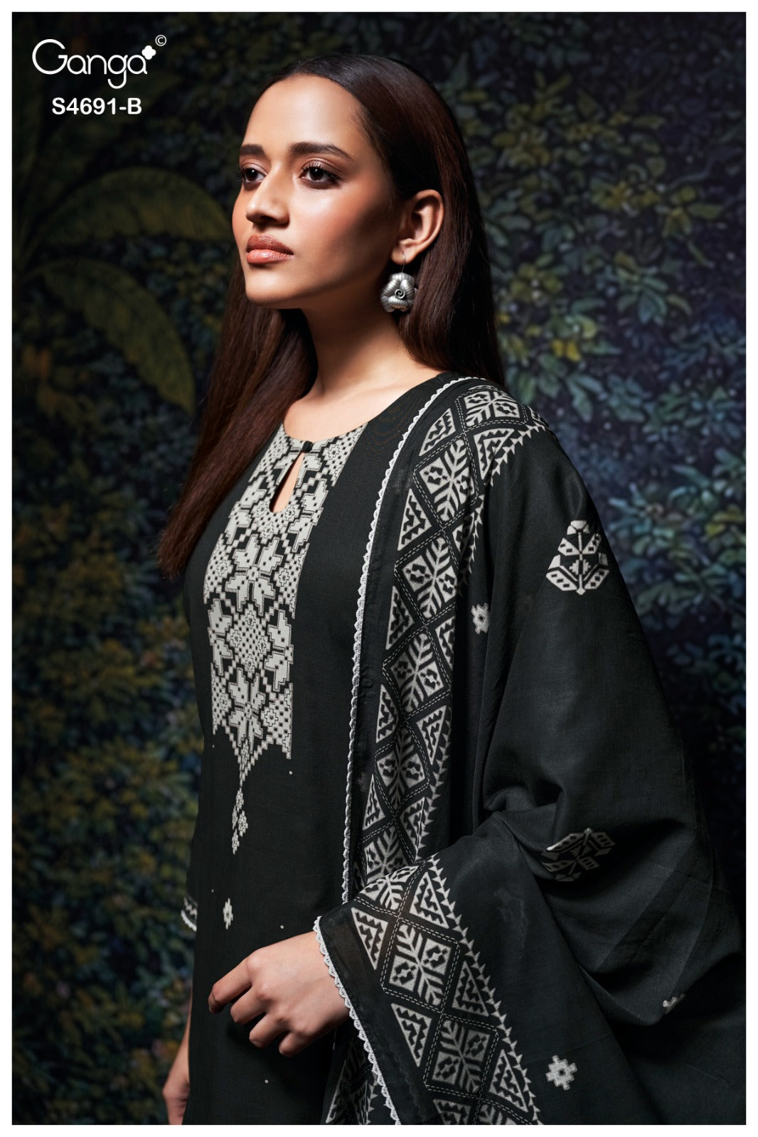 New Juvira 4691 Ganga Cotton Pant Style Suits Supplier Gujarat