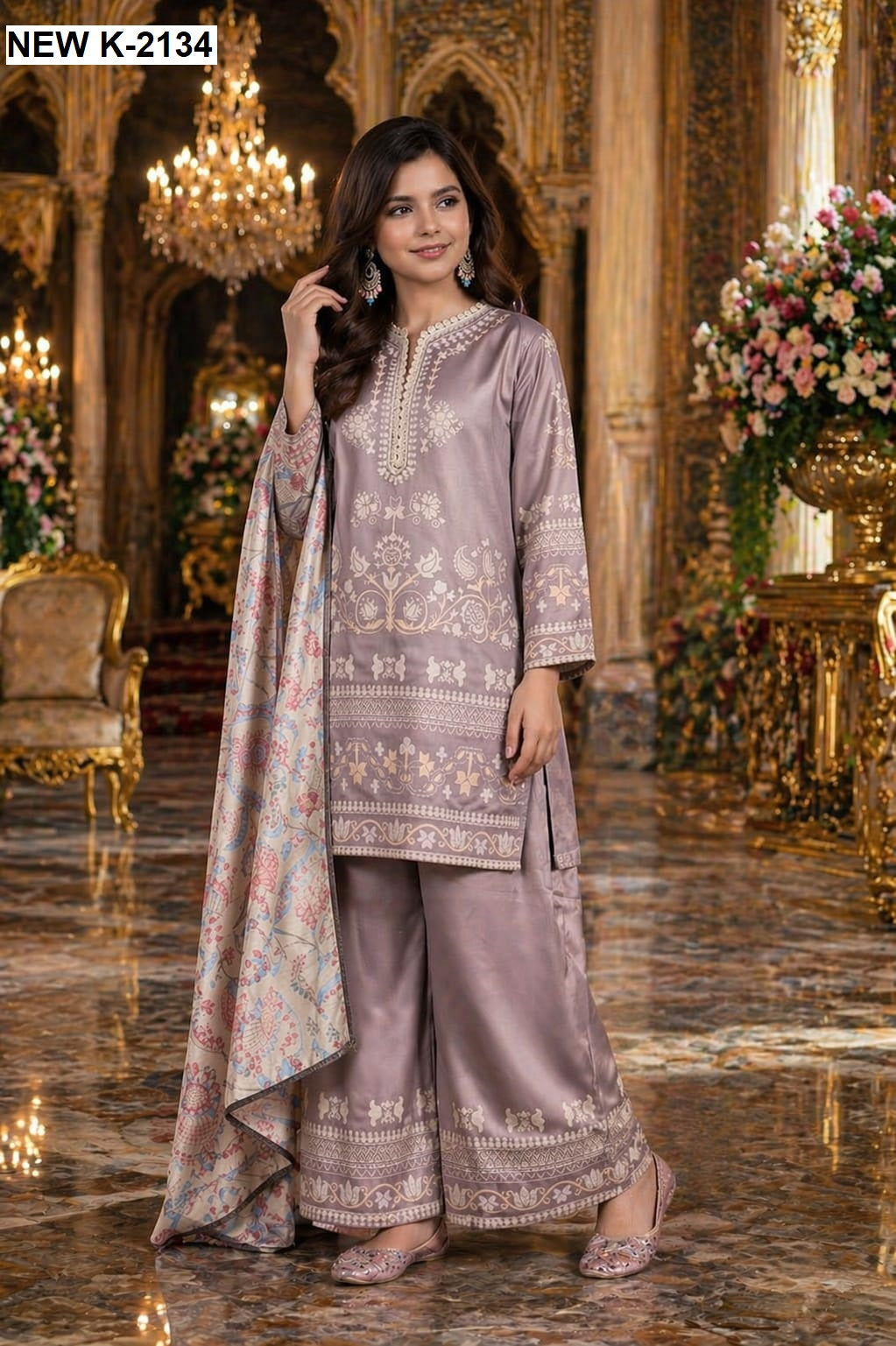 New K-2134 The Wonder Woman Satin Girls Readymade Pant Suits Wholesale Rate