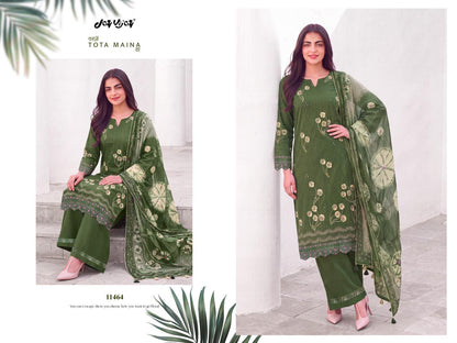 New Kahani Tota Maina Ki Jay Vijay Cotton Pant Style Suits Supplier Ahmedabad