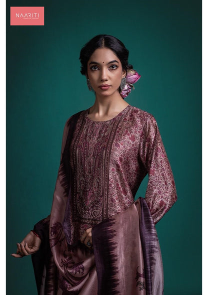 New Kalyani Naariti Pure Silk Pant Style Suits Wholesaler India