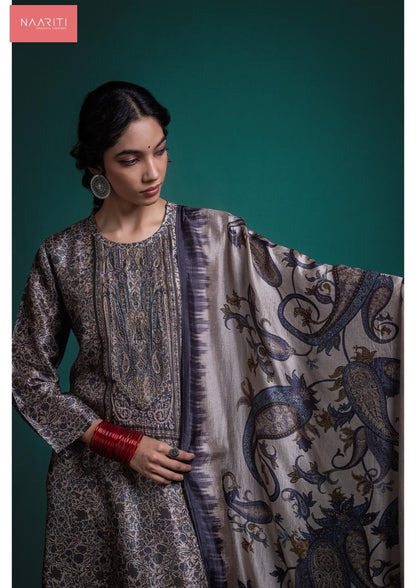 New Kalyani Naariti Pure Silk Pant Style Suits Wholesaler India