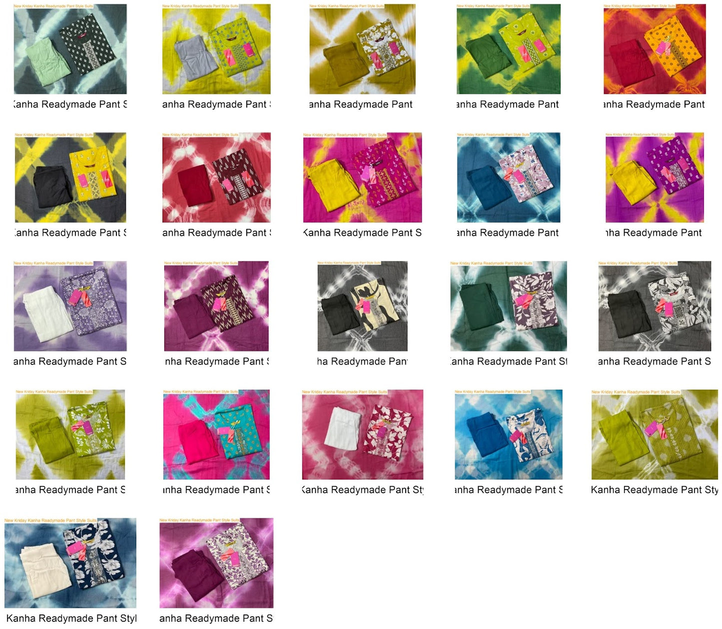 New Kriday Kanha Reyon Readymade Pant Style Suits Exporter