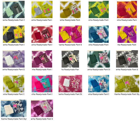 New Kriday Kanha Reyon Readymade Pant Style Suits Exporter