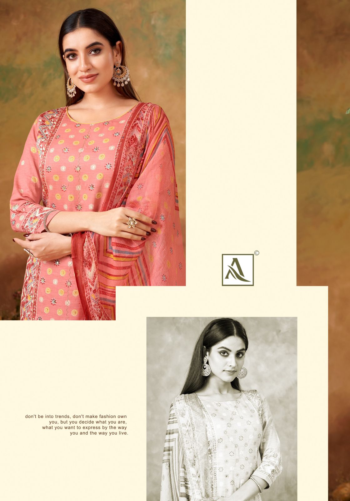 New Kusha Alok Pure Zam Plazzo Style Suits Supplier Gujarat