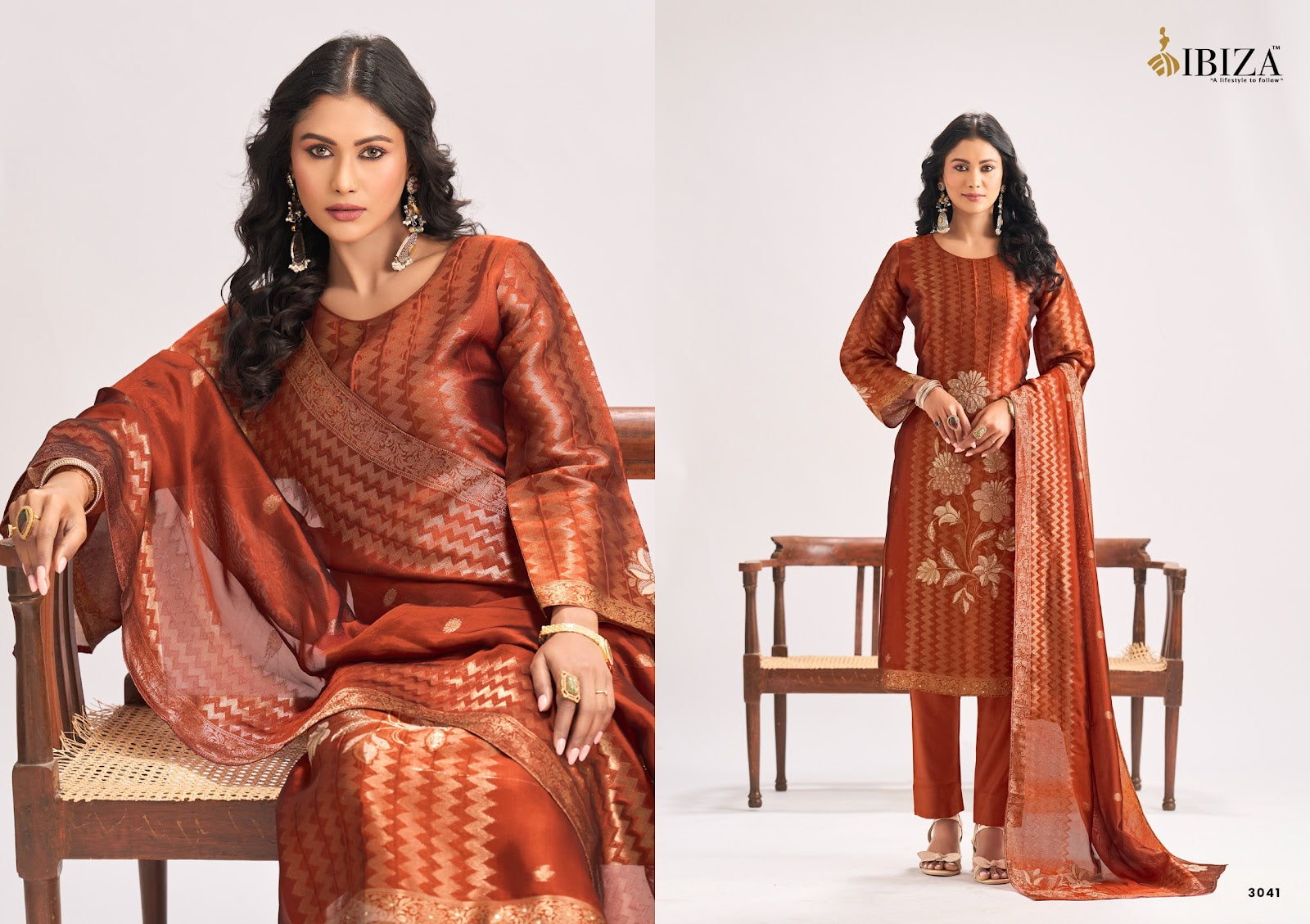 New Mahra Ibiza Banglori Silk Pant Style Suits Exporter