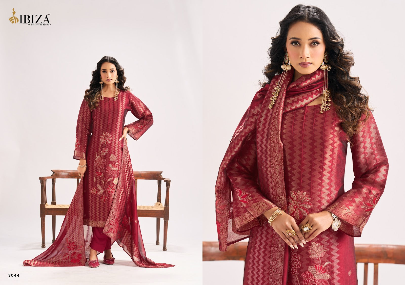 New Mahra Ibiza Banglori Silk Pant Style Suits Exporter