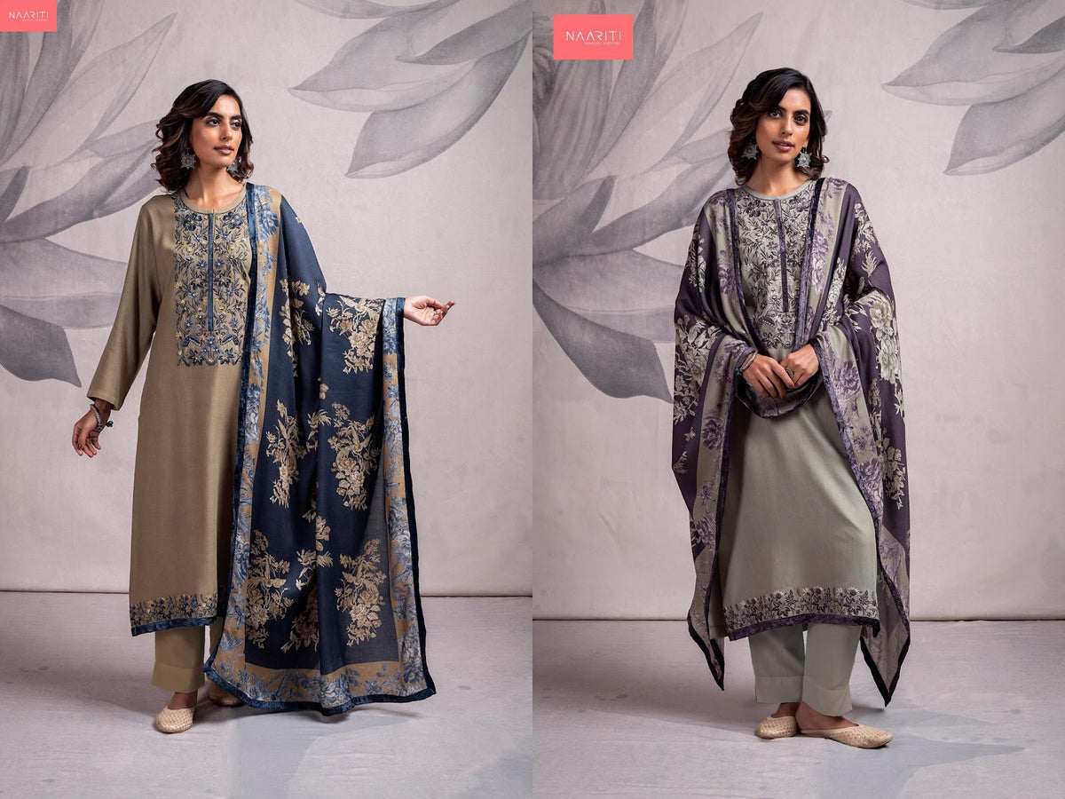 New Maryam Naariti Pashmina Suits Exporter