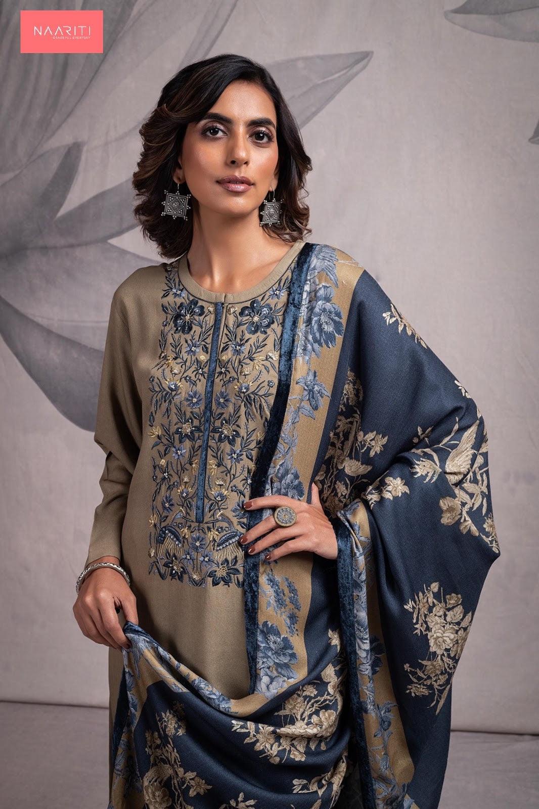 New Maryam Naariti Pashmina Suits Exporter
