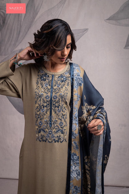New Maryam Naariti Pashmina Suits Exporter