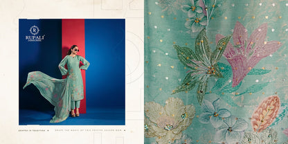 New Mehar Rupali Cotton Silk Pant Style Suits Wholesaler