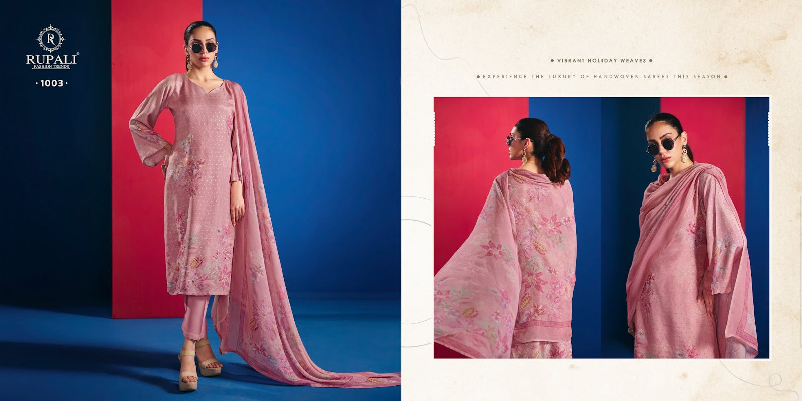 New Mehar Rupali Cotton Silk Pant Style Suits Wholesaler